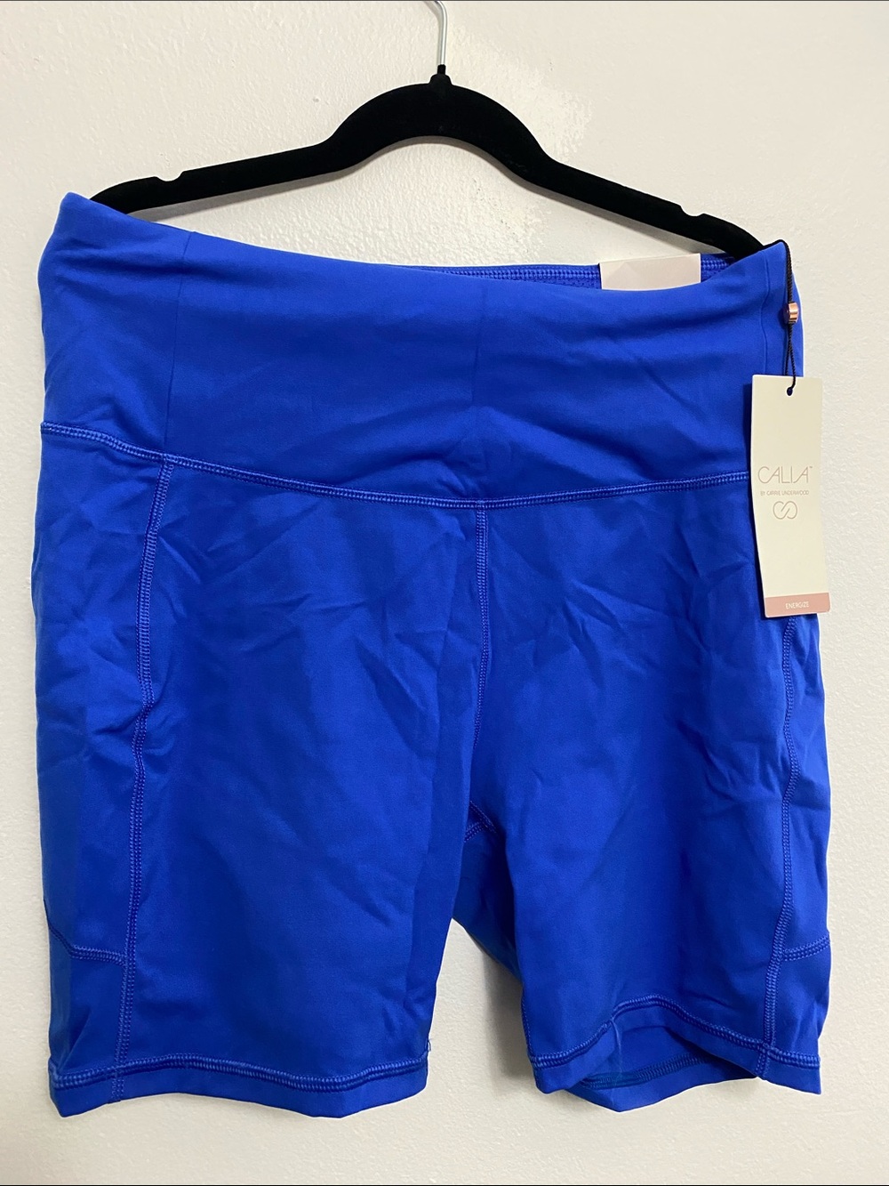 CALIA by Carrie Underwood Royal Blue High-Rise Bike Shorts